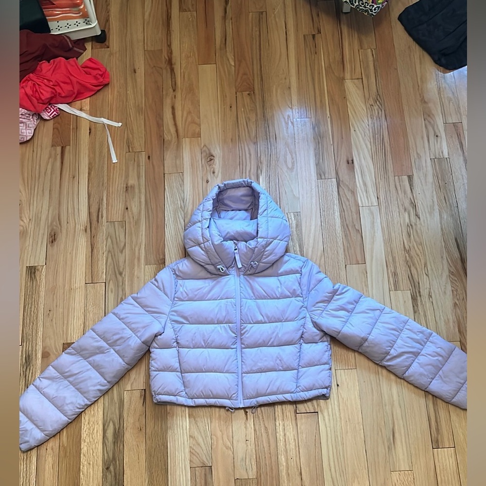 ZARA CROPPED PURPLE JACKET